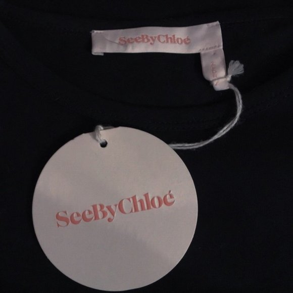 NWT SEE BY CHLOE Embellished Blouse Top - Picture 6 of 9